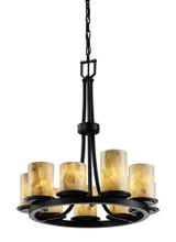 Alabaster Rocks Dakota 9 Light Medium Chandelier by Justice Design - ALR-8766-10
