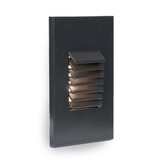 12V 2W 1 LED Vertical Louvered Scoop Outdoor Wall Mount by WAC - 4061