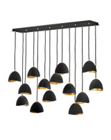 Nula 14 Light Oversized Linear Chandelier by Hinkley - 35909