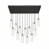 Crown Point 13 Light Cord Hung Pendant 54 Inch Wide by Innovations - 154BK-B-13P-G434-12
