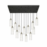 Crown Point 13 Light Cord Hung Pendant 54 Inch Wide by Innovations - 154BK-B-13P-G434-12