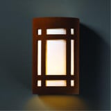 Ambiance Large ADA Craftsman Window Outdoor Wall Mount by Justice Design - CER-5490W