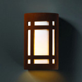 Ambiance Large ADA Craftsman Window Outdoor Wall Mount by Justice Design - CER-5490W