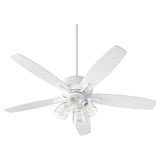 Breeze 5 Blade Ceiling Fan 52 inch wide by 16.75 inch high by Quorum  - 7052-4