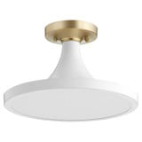 Bugle 1 Light 15 Inch Wide Flush Mount by Quorum - 3001-15