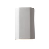 Ambiance 1 Light ADA Cylinder Closed Top Wall Sconce by Justice Design - CER-5500