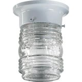 Jelly Jar 1 Light 5 Inch Wide Flush Mount by Quorum - 3009-3