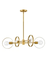 Desi 4 Light Large Foyer Chandelier by Hinkley - 37294