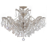 Maria Theresa 6 Light 27 Inch Wide Semi Flush Mount by Crystorama - 4439_CEILING