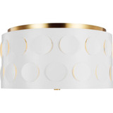 Kate Spade New York 3 Light 17.88 Inch Flush Mount by Visual Comfort Studio - KSF1013