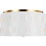 Kate Spade New York 3 Light 17.88 Inch Flush Mount by Visual Comfort Studio - KSF1013