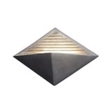Ambiance 1 Light Diamond Wall Sconce by Justice Design - 5600