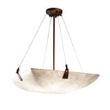 Clouds Tapered Clips Six Light Large Pendant by Justice Design - CLD-9642-25