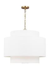 Kate Spade New York 3 Light Steel Large Pendant by Visual Comfort Studio - KSP1043