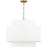 Kate Spade New York 3 Light Steel Large Pendant by Visual Comfort Studio - KSP1043
