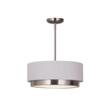 Tate 1 Light Medium Pendant by Justice Design - FAB-4475