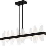 Aurelia 36W LED Linear Chandelier 13.75 Inch Tall X 42 Inch Wide by Quoizel - PCAUR142