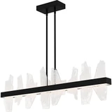 Aurelia 36W LED Linear Chandelier 13.75 Inch Tall X 42 Inch Wide by Quoizel - PCAUR142