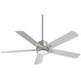 Stout 54 Inch 5 Blade Ceiling Fan with Light Kit by Minka Aire - F619