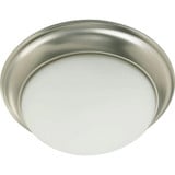3 Light 17 Inch Wide Flush Mount by Quorum - 3507-17