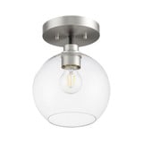 Clarion 1 Light 8 Inch Wide Flush Mount by Quorum - 372-1