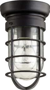 Bowery 1 Light 4.5 Inch Wide Flush Mount by Quorum - 7282