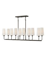 Lewis 10 Light Oversized Linear Chandelier by Hinkley - 45005