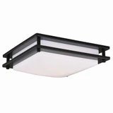 Horizon 1 Light 6 Inch Wide Flush Mount by Vaxcel - C0152