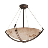 Lumenaria Crossbar 6 Light Large Pendant 30 Inch Tall by Justice Design - FAL-9722-35