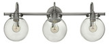 Congress 3 Light Vanity Light 29.5 Inch Wide by Hinkley - 50034