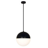 Fusion Ion 1 Light Medium Pendant by Justice Design - FSN-4152-OPAL