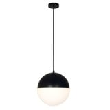Fusion Ion 1 Light Medium Pendant by Justice Design - FSN-4152-OPAL