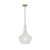 Fusion Harlow 1 Light Medium Pendant 18 Inch Tall by Justice Design - FSN-4170-SEED