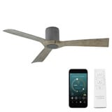 Aviator 54 Inch 3 Blade Flush Mount Ceiling Fan 10 Inch H by Modern Forms - FH-W1811-10