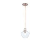 Fusion 1 Light Small Pendant 7.5 Inch Tall by Justice Design - FSN-4177