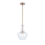 Fusion 1 Light Small Pendant 13 Inch Tall by Justice Design - FSN-4178