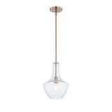 Fusion 1 Light Small Pendant 13 Inch Tall by Justice Design - FSN-4178