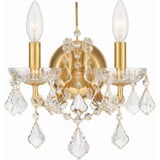 Filmore 2 Light Candle Style Wall Sconce by Crystorama - 4452