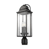 Wellsworth 3 Light Outdoor Post Lantern 20.75 x 8.5 In by VC Studio - OL13207