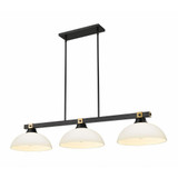 Bronte 3 Light Billiard 8.25 Inch Tall and 13.5 Inch Wide By Z-Lite - 1955-3MB-135