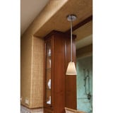 Fusion Mini 1 Light Cylinder Opal Mini Pendant by Justice Design - FSN-8815-10-OPAL