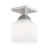 Aragon One Light 4.75 Inch Wide Flush Mount by Livex - 10280