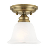 Essex 1 Light 6.25 Inch Wide Flush Mount by Livex - 1350