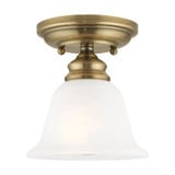 Essex 1 Light 6.25 Inch Wide Flush Mount by Livex - 1350