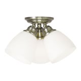 Somerville 3 Light 14.25 Inch Wide Flush Mount by Livex - 13664