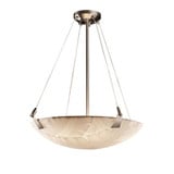 Porcelina Tapered Clips 3 Light Banl Large Pendant by Justice Design - PNA-9641-35-BANL