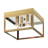 Nyack 4 Light 10.5 Inch Wide Outdoor Flush Mount by Livex - 20589