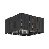 Greenwich 4 Light 13 Inch Wide Outdoor Flush Mount by Livex - 20754
