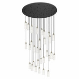 Crown Point 31 Light Cord Hung Pendant 66 Inch Tall by Innovations - 160BK-B-31P-G434-12