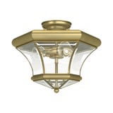 Monterey 3 Light 13 Inch Wide Flush Mount by Livex - 4083